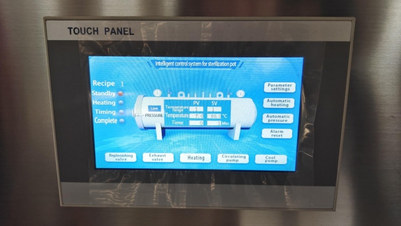 Semi-Automatic Horizontal Autoclave Machine