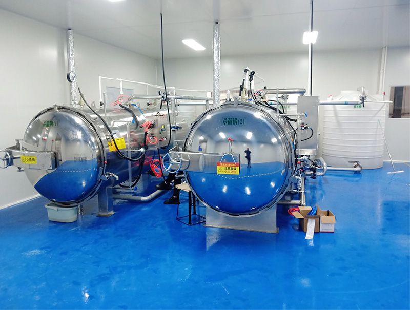 Fully Automatic 2 Retorts Connection Type Autoclave