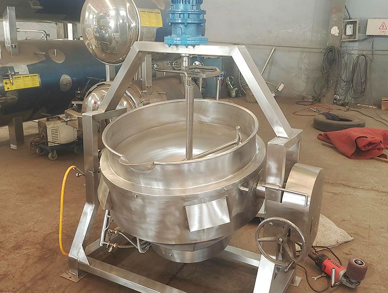 Tilting Cooking Kettle With Agitator